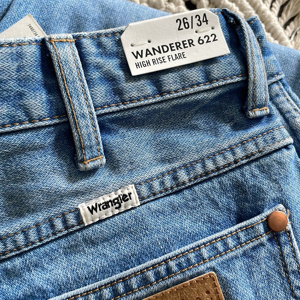 High Rise Flare Jeans By Wrangler - Picture 5 of 6